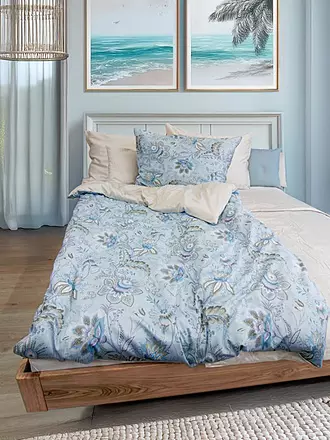 FLEURESSE | Satin Bettwäsche MIAMI 70x90cm/140x220cm  Powder Blue | 